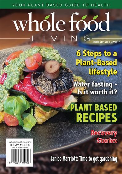 Whole Food Living magazine cover