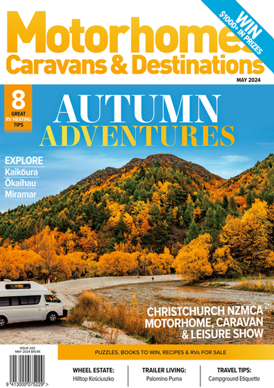 Motorhomes, Caravans & Destinations magazine cover
