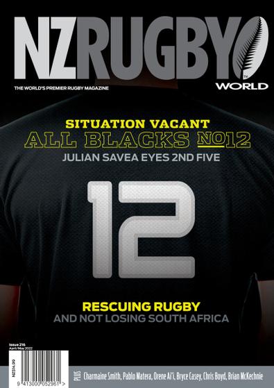 NZ Rugby World magazine cover