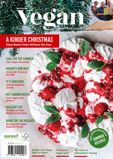 New Zealand Vegan and Plant-based Living magazine cover
