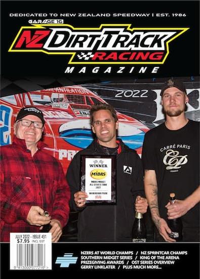 NZ Dirt Track Racing Magazine cover