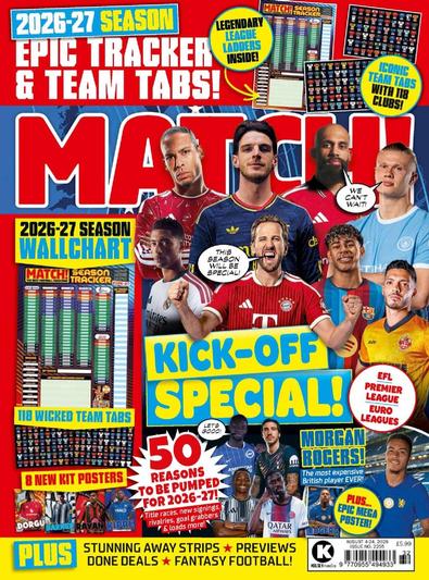MATCH! (UK) magazine cover
