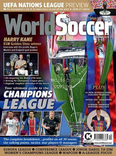 World Soccer (UK) magazine cover
