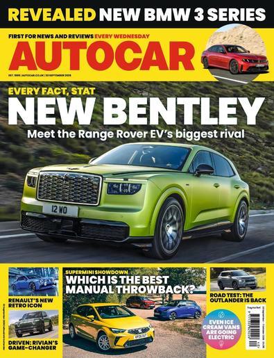 Autocar (UK) magazine cover