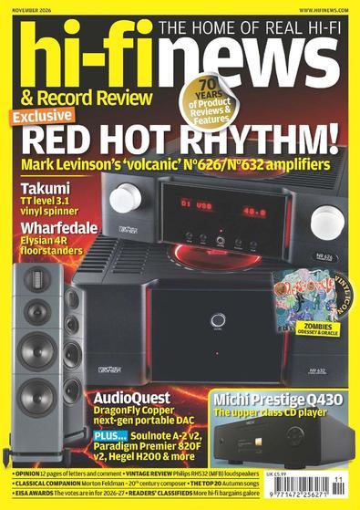 Hi-Fi News (UK) magazine cover