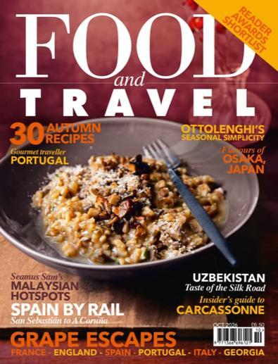 Food and Travel (UK) magazine cover