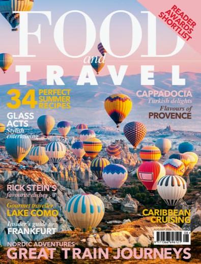 Food and Travel (UK) magazine cover