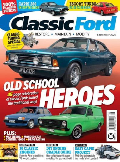Classic Ford (UK) magazine cover