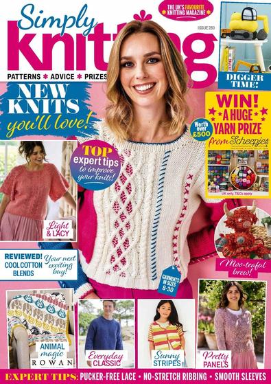 Simply Knitting (UK) magazine cover