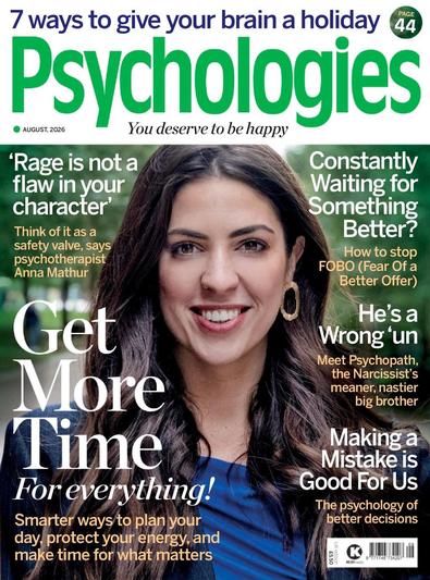 Psychologies (UK) magazine cover