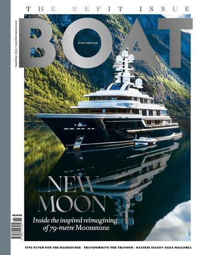 Boat International (UK) magazine cover