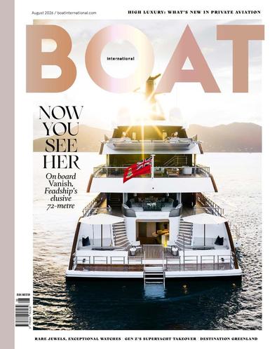 Boat International (UK) magazine cover