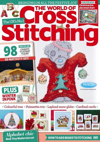 The World of Cross Stitching (UK) magazine cover
