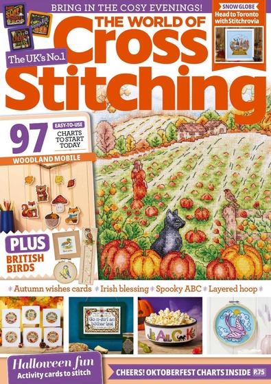 The World of Cross Stitching (UK) magazine cover