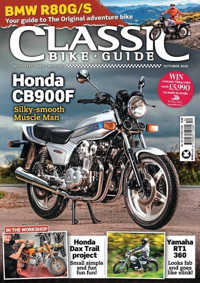 Classic Bike Guide (UK) magazine cover