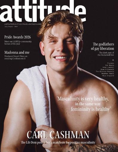 Attitude (UK) magazine cover