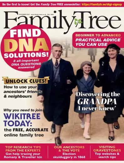 Family Tree Magazine (UK) cover