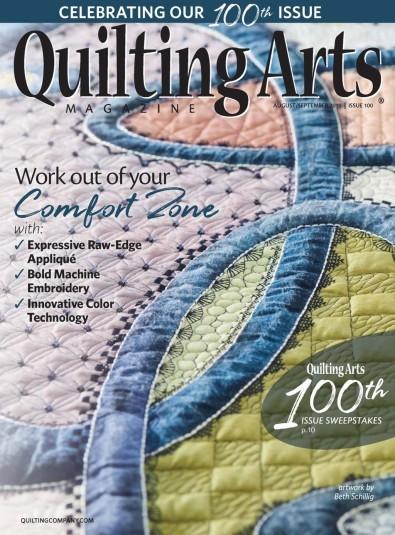 Quilting Arts (USA) magazine cover