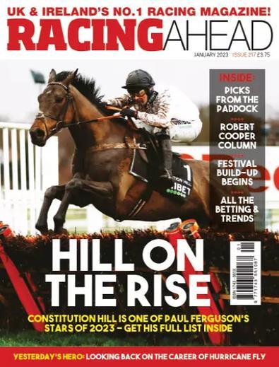 Racing Ahead (UK) magazine cover