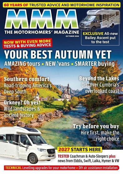 MMM The Motorhomers Magazine (UK) cover