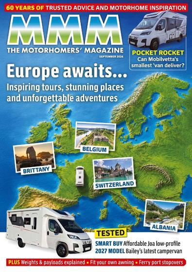 MMM The Motorhomers Magazine (UK) cover