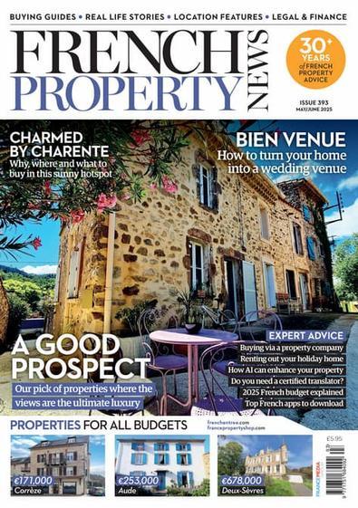 French Property News (UK) magazine cover