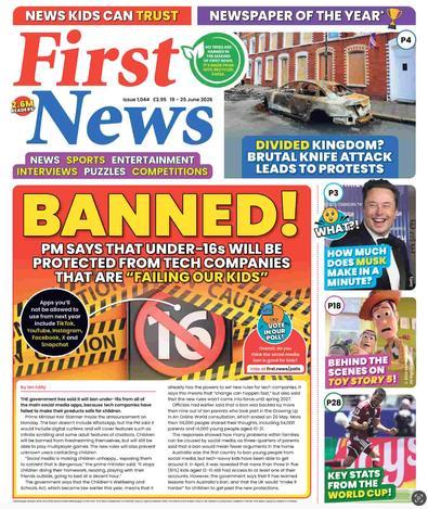 First News (UK) magazine cover