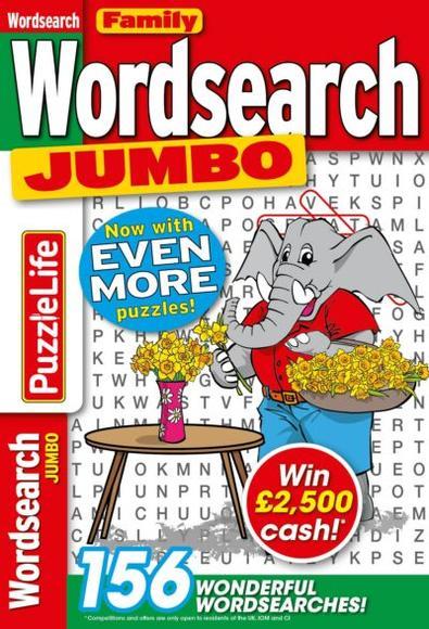 Family Wordsearch Jumbo (UK) magazine cover