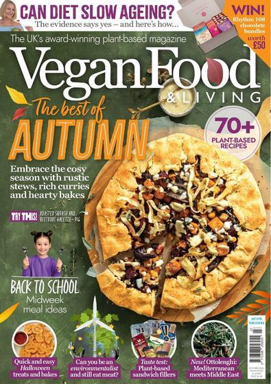 Vegan Food & Living (UK) magazine cover