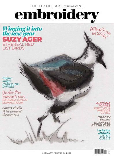Embroidery (UK) magazine cover