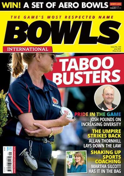 Bowls International (UK) magazine cover