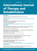 International Journal of Therapy and Rehabili (UK)