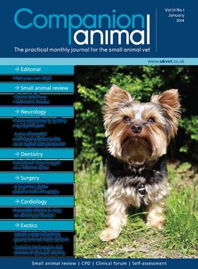 Companion Animal (UK) magazine cover