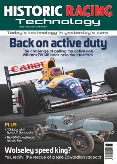 Historic Racing Technology (UK) magazine cover