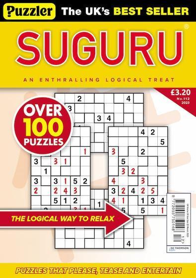 Puzzler Suguru (UK) magazine cover