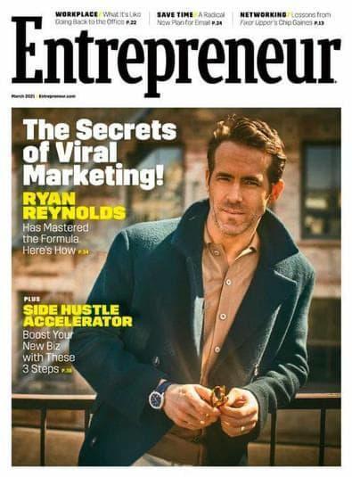 Entrepreneur (UK) magazine cover