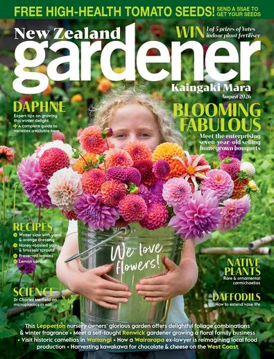 NZ Gardener magazine cover