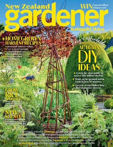 NZ Gardener magazine cover