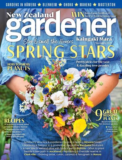 NZ Gardener magazine cover