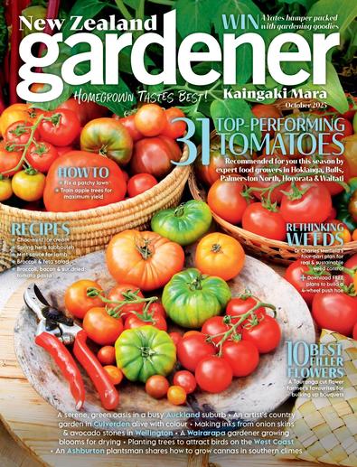 NZ Gardener magazine cover