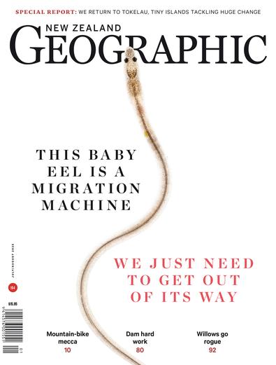 New Zealand Geographic magazine cover