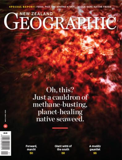 New Zealand Geographic magazine cover