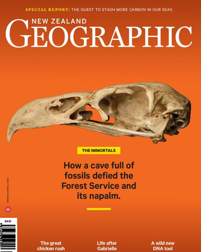 New Zealand Geographic magazine cover