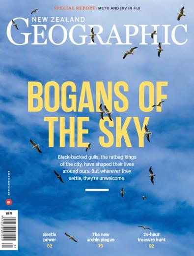 New Zealand Geographic magazine cover