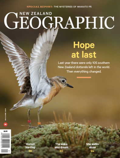 New Zealand Geographic magazine cover