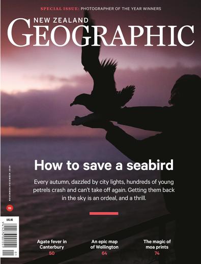 New Zealand Geographic magazine cover