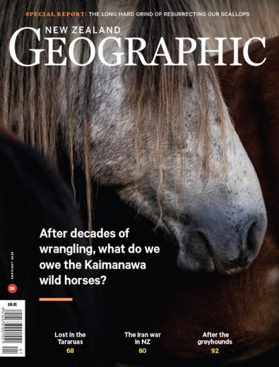 New Zealand Geographic magazine cover