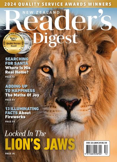 Reader's Digest (NZ) magazine cover