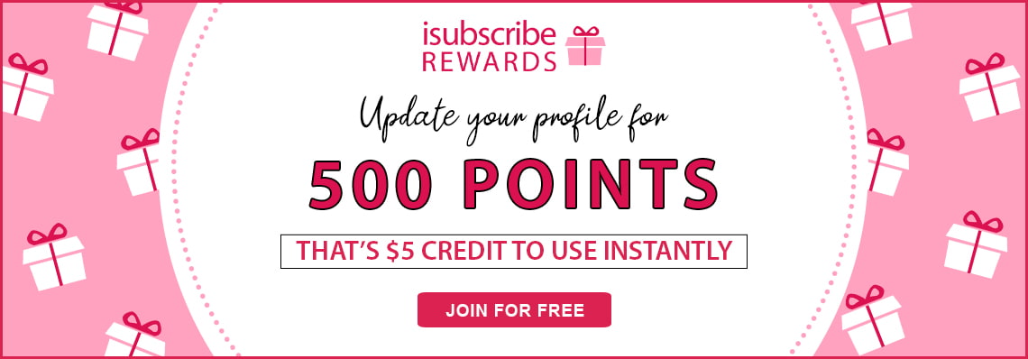 Update your profile and receive 500 points instantly