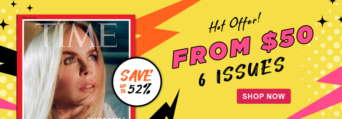 TIME, save up to 52%